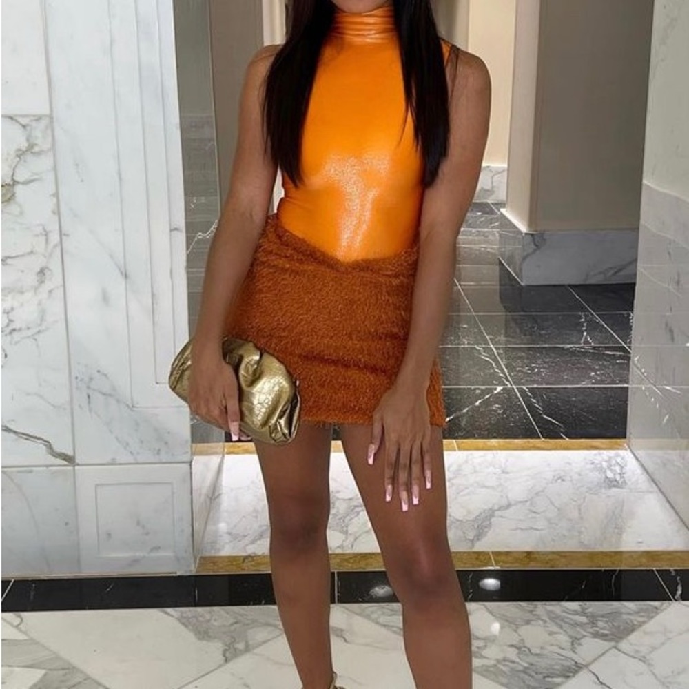 Coucoo bodysuit orange size small